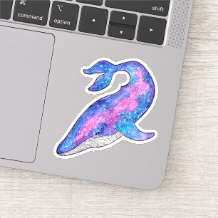 Sticker Baleine de l'espace
