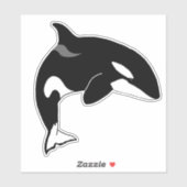Sticker Baleine tueuse Orca (Feuille)