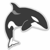 Sticker Baleine tueuse Orca (Devant)
