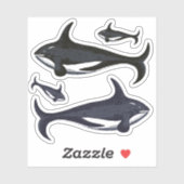 Sticker Baleines tueuses (Feuille)