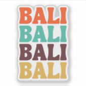 Sticker Bali, Indonésie (Devant)