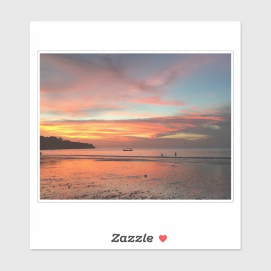 Sticker Bali Sunset (Feuille)