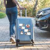 Sticker Balises de nom de Noël (Valise Insitu)