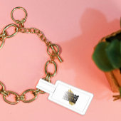 Sticker Balises de prix de bijoux Logo blanc 30 Foldover