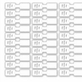 Sticker Balises de prix de bijoux Nom commercial 30 Sticke (Devant)