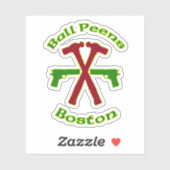 Sticker Ball Peens Boston (Feuille)