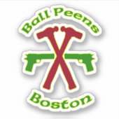 Sticker Ball Peens Boston (Devant)