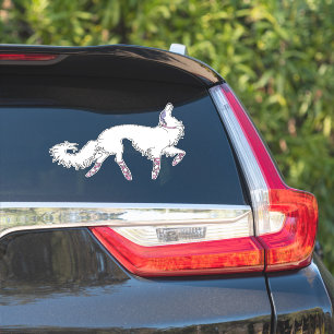 Sticker BALLE BLANC Borzoi Die Stick Vinyl Coupé