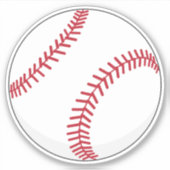 Sticker Balle de baseball (Devant)