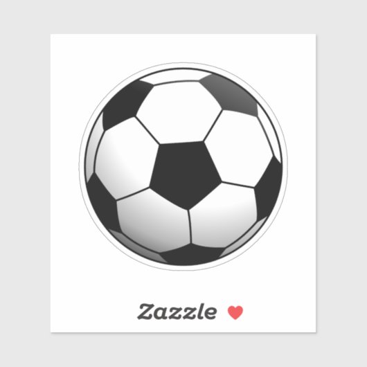 Sticker Balle de football (Feuille)