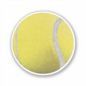Sticker Balle de Tennis Jaune moderne (Devant)