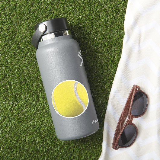 Sticker Balle de Tennis Jaune moderne (HydroFlask Insitu)