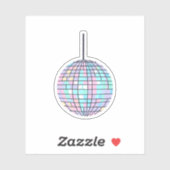 Sticker Balle Rainbow Disco (Feuille)