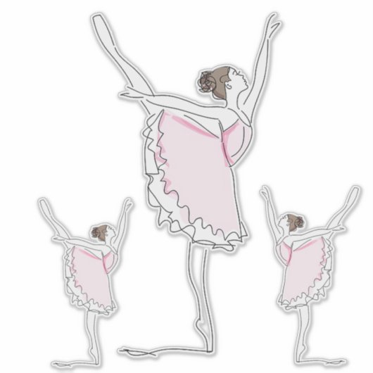 Sticker Ballerina (Devant)