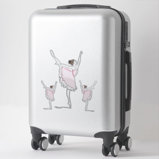 Sticker Ballerina (Sur valise)