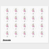 Sticker Ballerina Figure (Feuille)