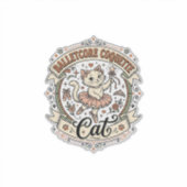 Sticker Balletcore Coquette Chat Balletcore Coquette Chat (Devant)