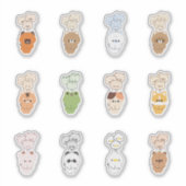 Sticker Ballons d'animaux (Devant)