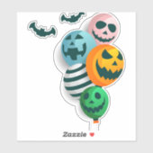 Sticker Ballons d'Halloween (Feuille)