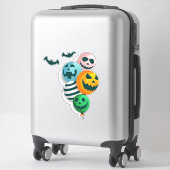 Sticker Ballons d'Halloween (Sur valise)
