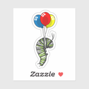 Sticker Balloon caterpillar