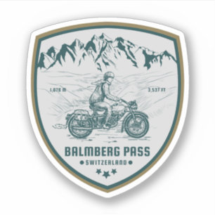 Sticker Balmberg Pass VTT suisse