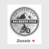 Sticker Balmberg Pass VTT suisse (Feuille)
