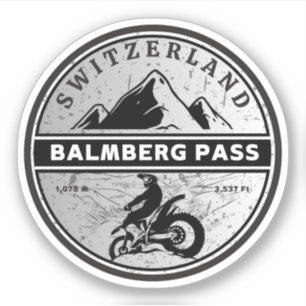 Sticker Balmberg Pass VTT suisse
