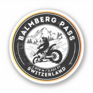Sticker Balmberg Pass VTT suisse