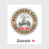 Sticker Balmberg Pass VTT suisse (Feuille)