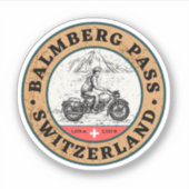 Sticker Balmberg Pass VTT suisse (Devant)