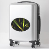 Sticker Bambou Abstrait (Sur valise)
