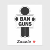 Sticker Ban Guns (Feuille)