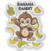 Sticker Banana Bandit (Devant)