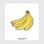 Sticker Banana Bunch (Feuille)