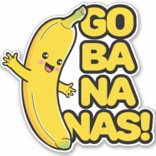 Sticker Banane mignonne