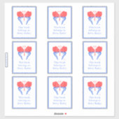 Sticker Bandana Papillon Plaque (Feuille)