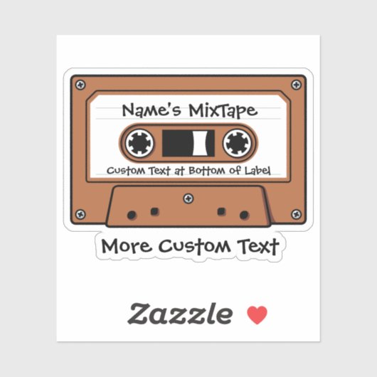 Sticker Bande audio Brown légère (Feuille)