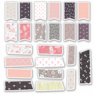 Sticker Bande Chic Shabby Et Planificateur De Ruban