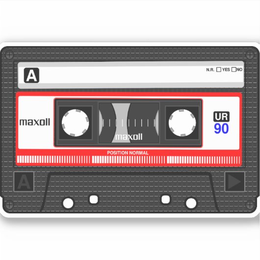 Sticker Bande de cassette. (Devant)