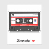 Sticker Bande de cassette audio rétro (Feuille)