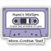 Sticker Bande de la cassette audio Lilac (Devant)