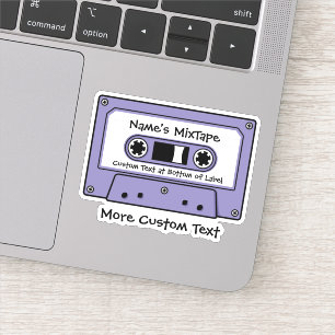 Sticker Bande de la cassette audio Lilac