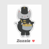 Sticker Bande de marquage des chats Snare Drum Black Gold (Feuille)