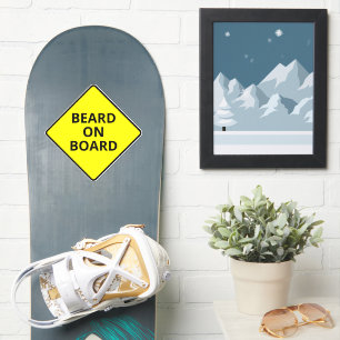 Sticker Bande de prudence pour hommes amusante à bord du p