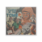 Sticker Bande dessinée d'horreur d'âge d'or | bande dessin (Devant)