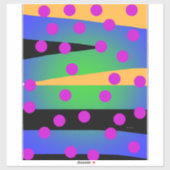 Sticker Bande et points (Feuille)