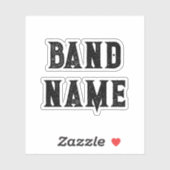 Sticker Bande personnalisée (Feuille)