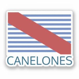 Sticker Bandera del Département amento de Canelones - Urug