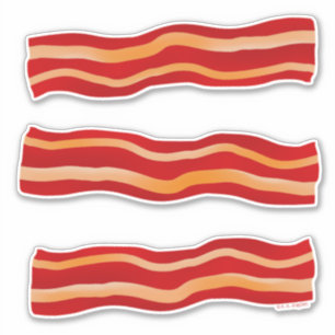 Sticker Bandes Bacon savoureux